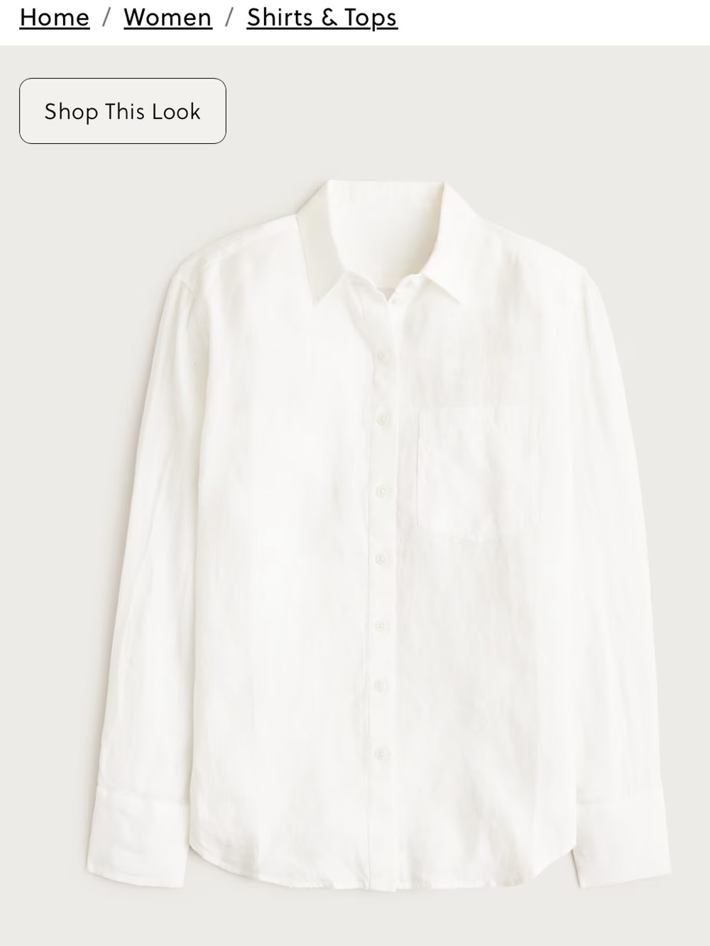 Jcrew Baird McNutt Linen shirt